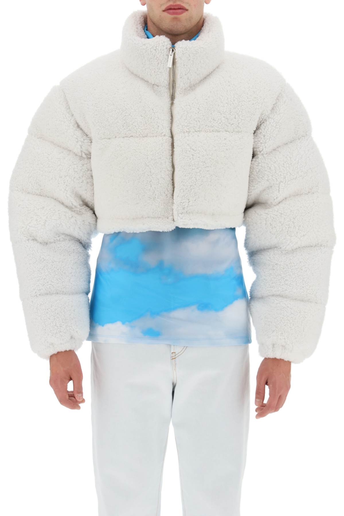 VTMNTS Vtmnts cropped shearling puffer jacket