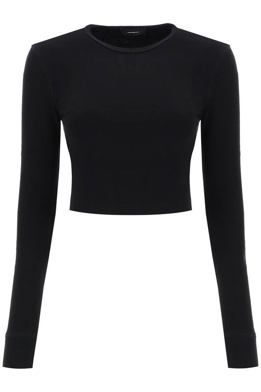 Wardrobe.Nyc Wardrobe.nyc hb long-sleeved cropped t-shirt