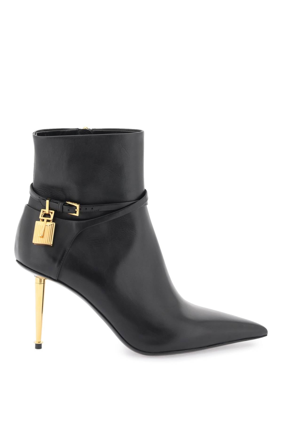 Tom Ford Tom ford leather ankle boots with padlock