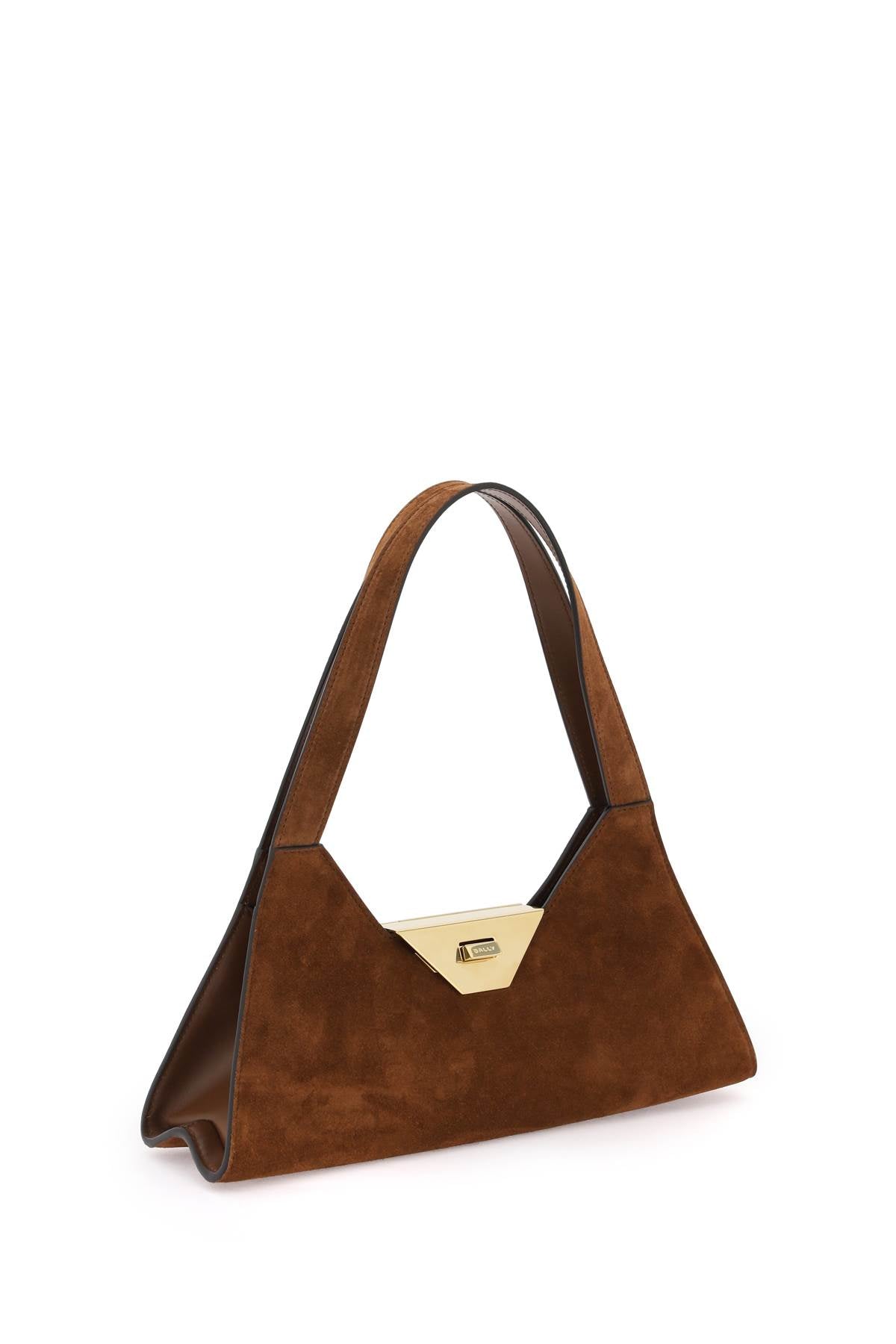 Bally Bally suede trilliant shoulder bag