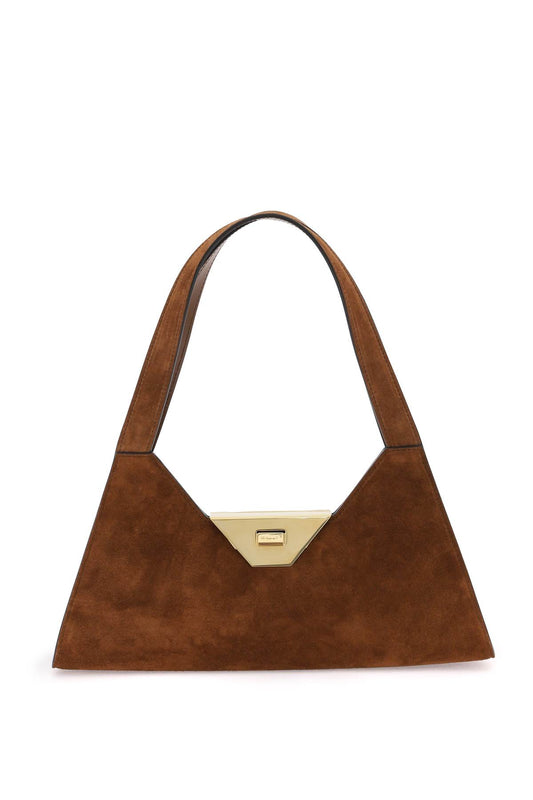 Bally Bally suede trilliant shoulder bag