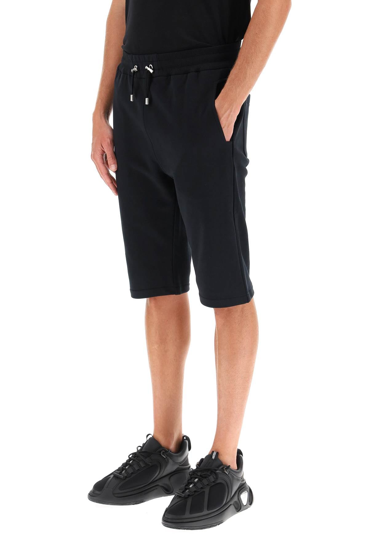 Balmain Balmain sweatshorts with flocked logo