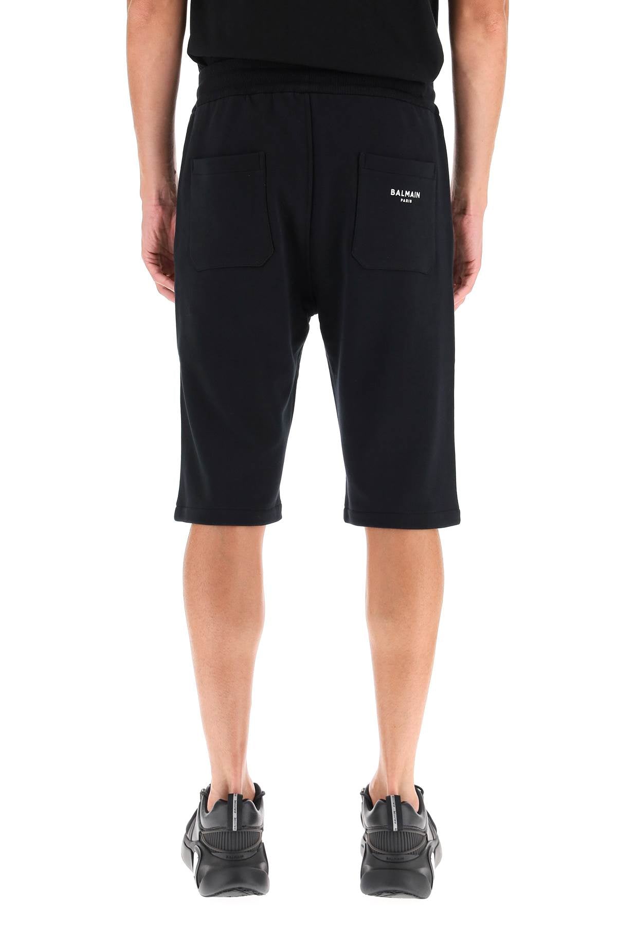 Balmain Balmain sweatshorts with flocked logo