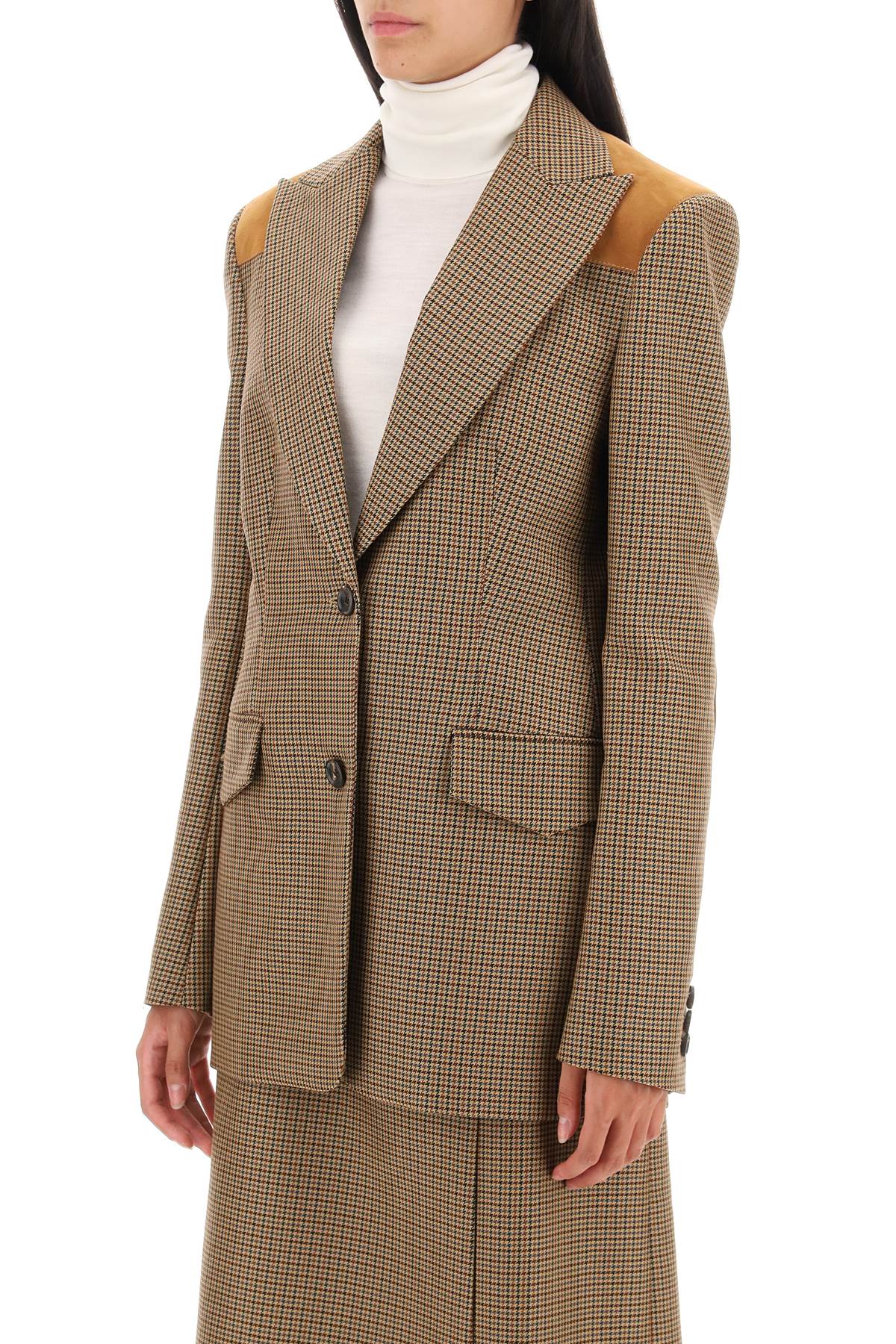 Bally Bally houndstooth single-breasted blazer