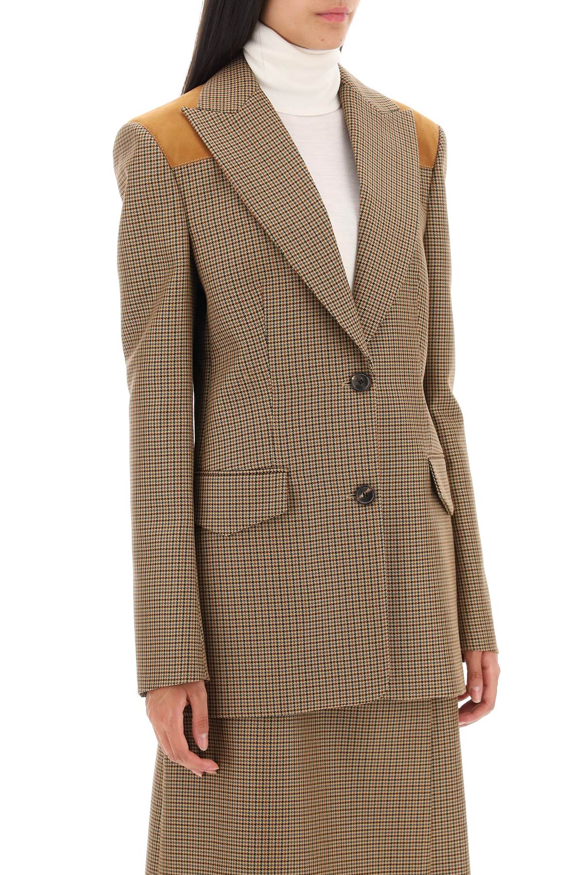 Bally Bally houndstooth single-breasted blazer