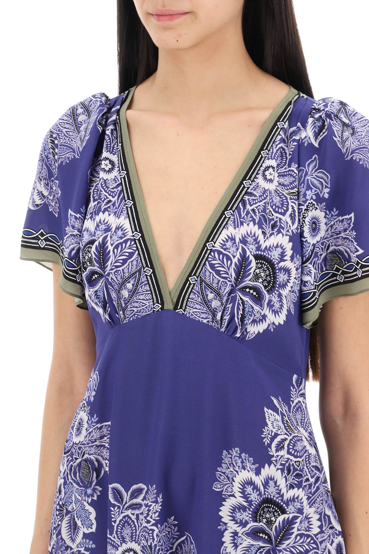 Etro Etro maxi crepe de chine dress