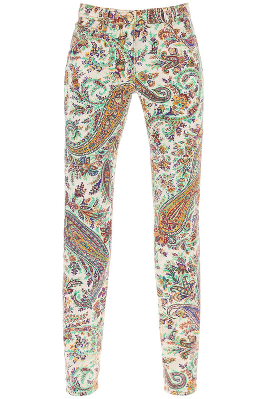 Etro Etro paisley patterned jeans