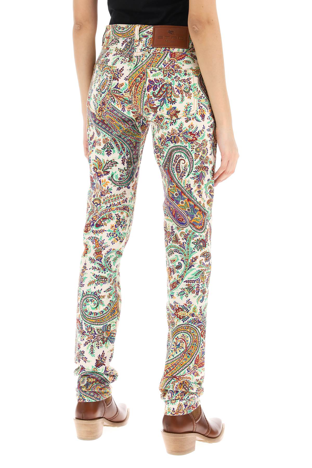 Etro Etro paisley patterned jeans