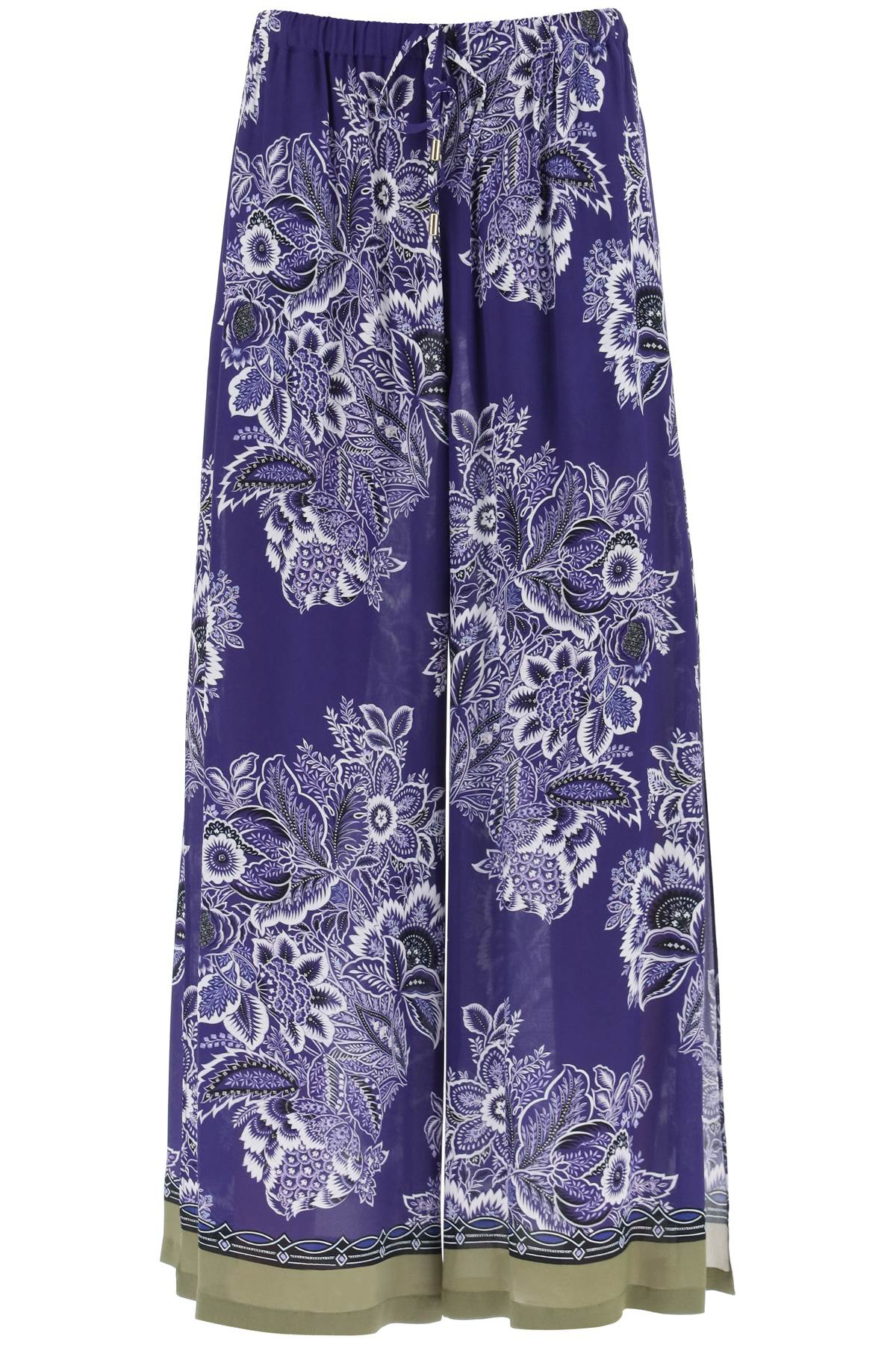 Etro Etro cropped palazzo wide