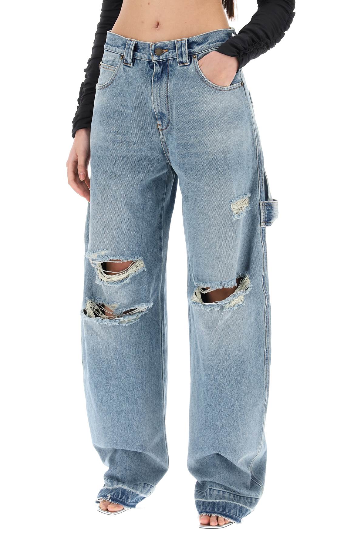 Darkpark Darkpark audrey cargo jeans with rips