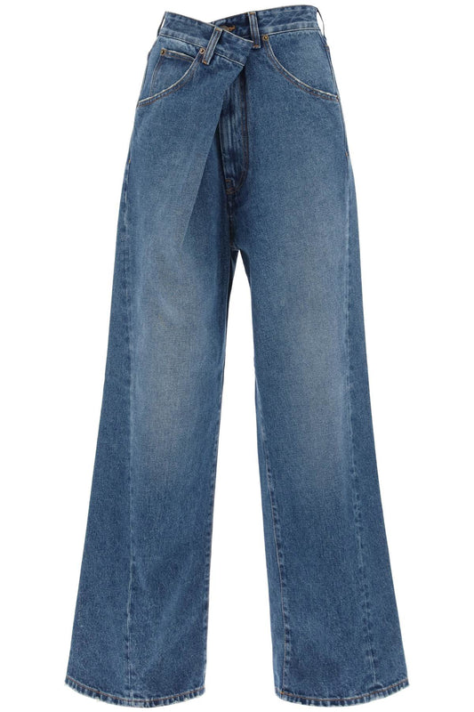 Darkpark Darkpark 'ines' baggy jeans with folded waistband