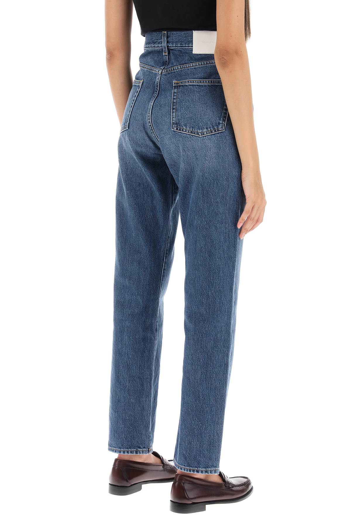 Loulou Studio Loulou studio cropped straight cut jeans