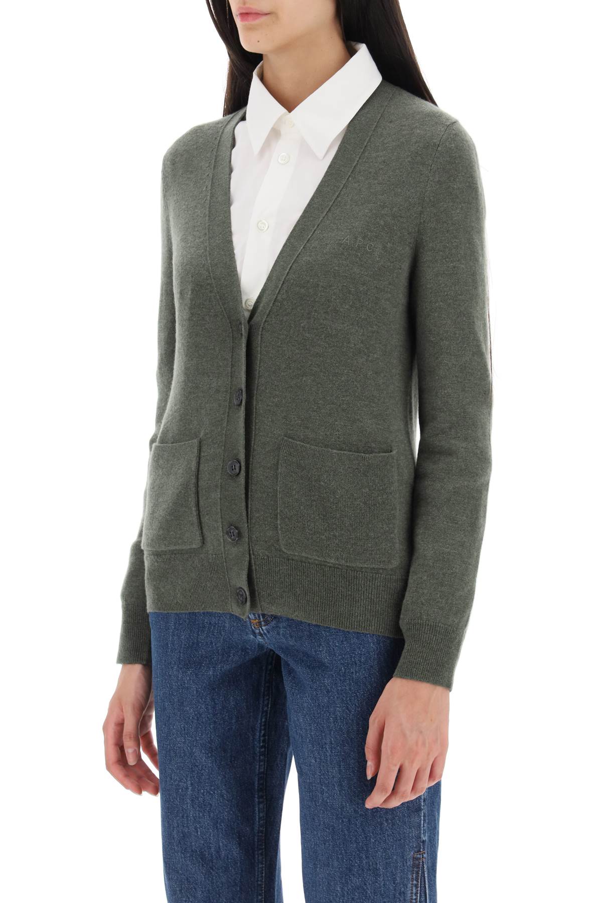 A.P.C. A.p.c. 'louisa' cardigan in virgin wool