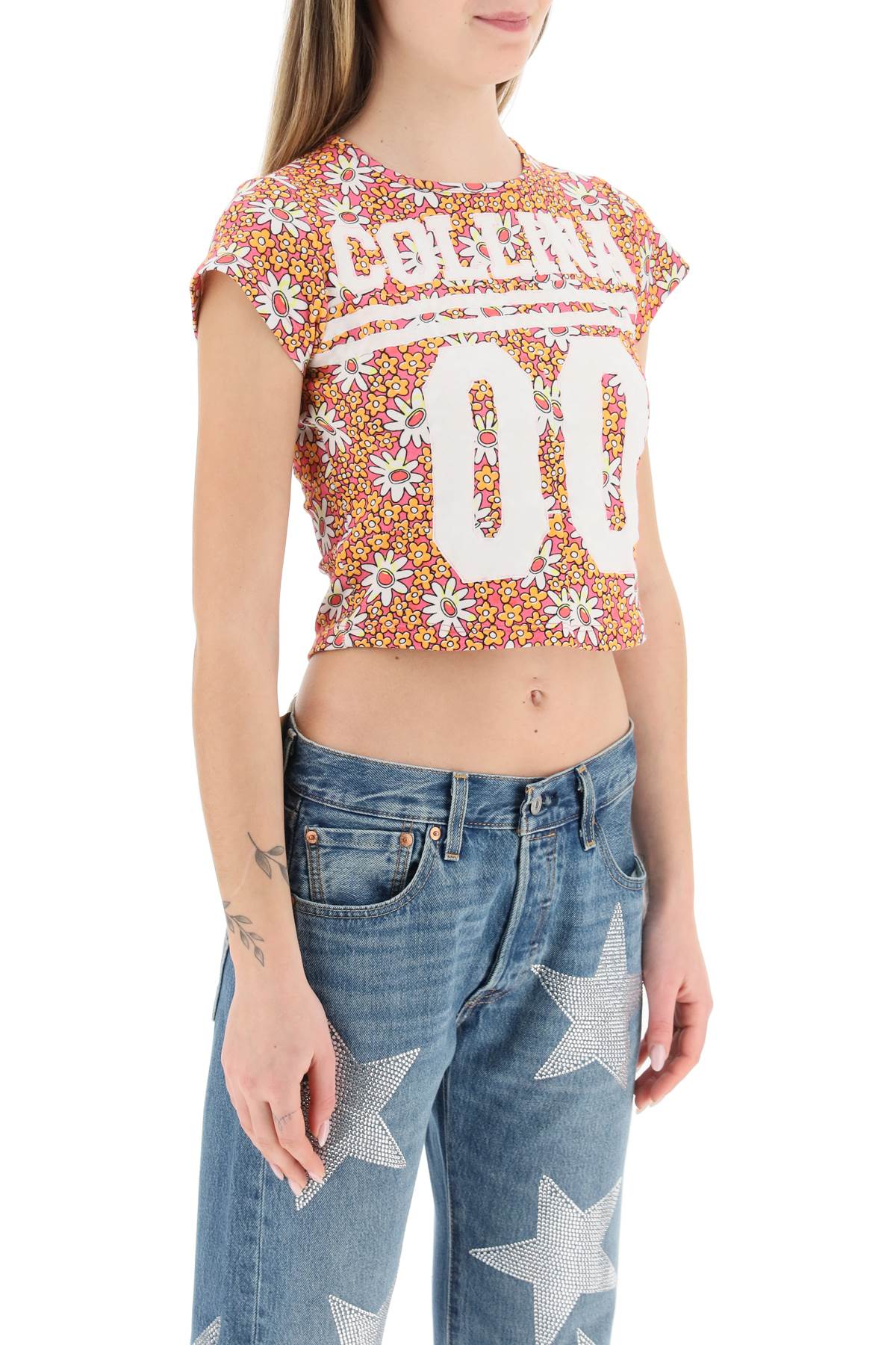 Collina Strada Collina strada 'hi-liter' cropped t-shirt