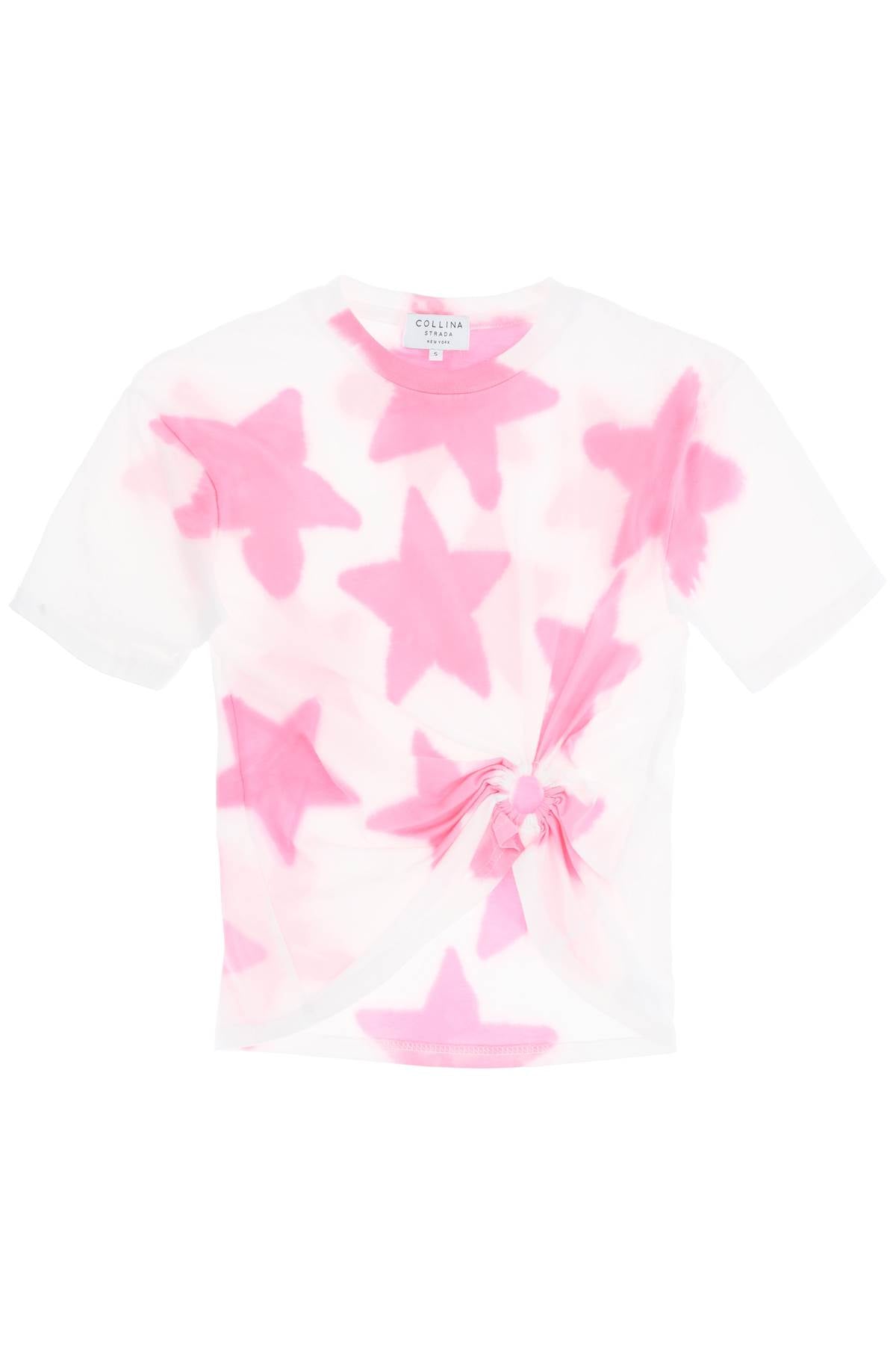 Collina Strada Collina strada tie-dye star t-shirt with o-ring detail