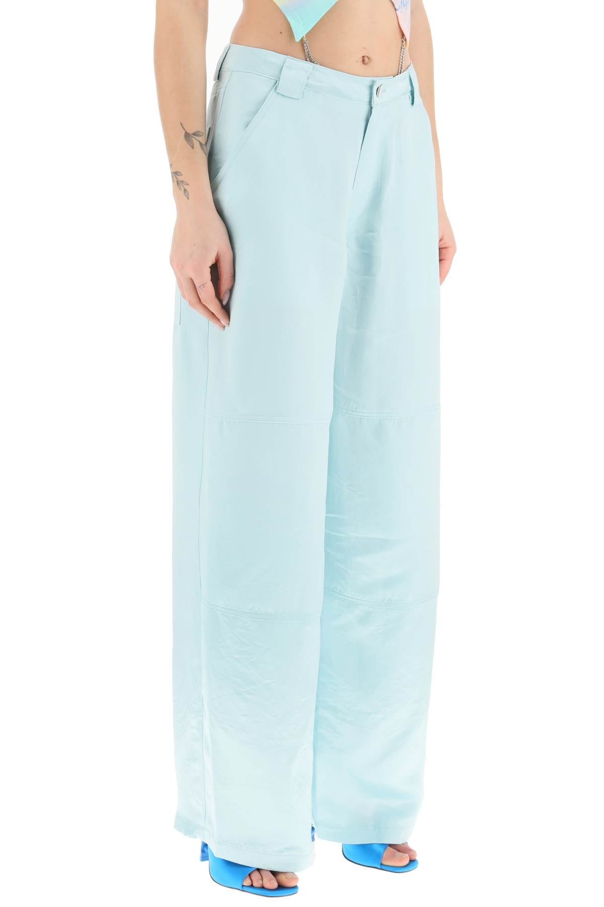 Collina Strada Collina strada wide-leg satin pants