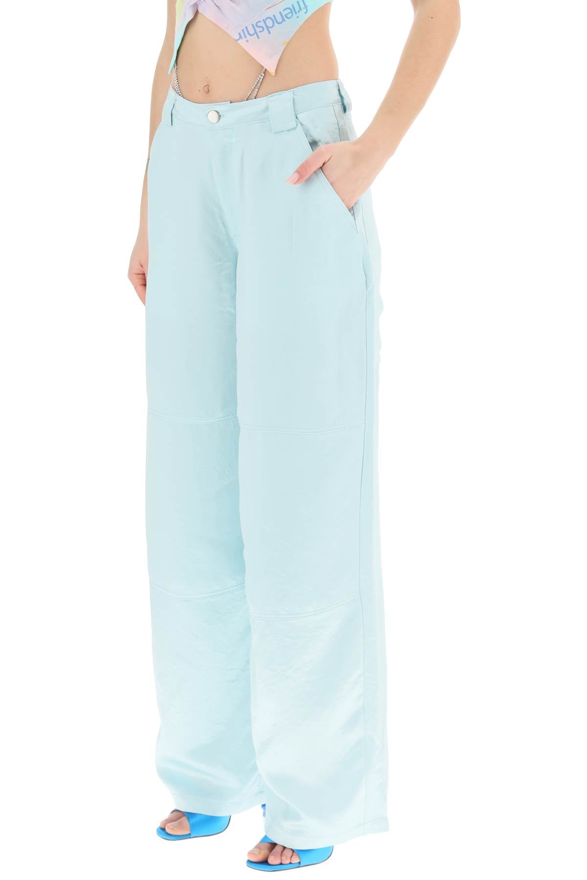 Collina Strada Collina strada wide-leg satin pants