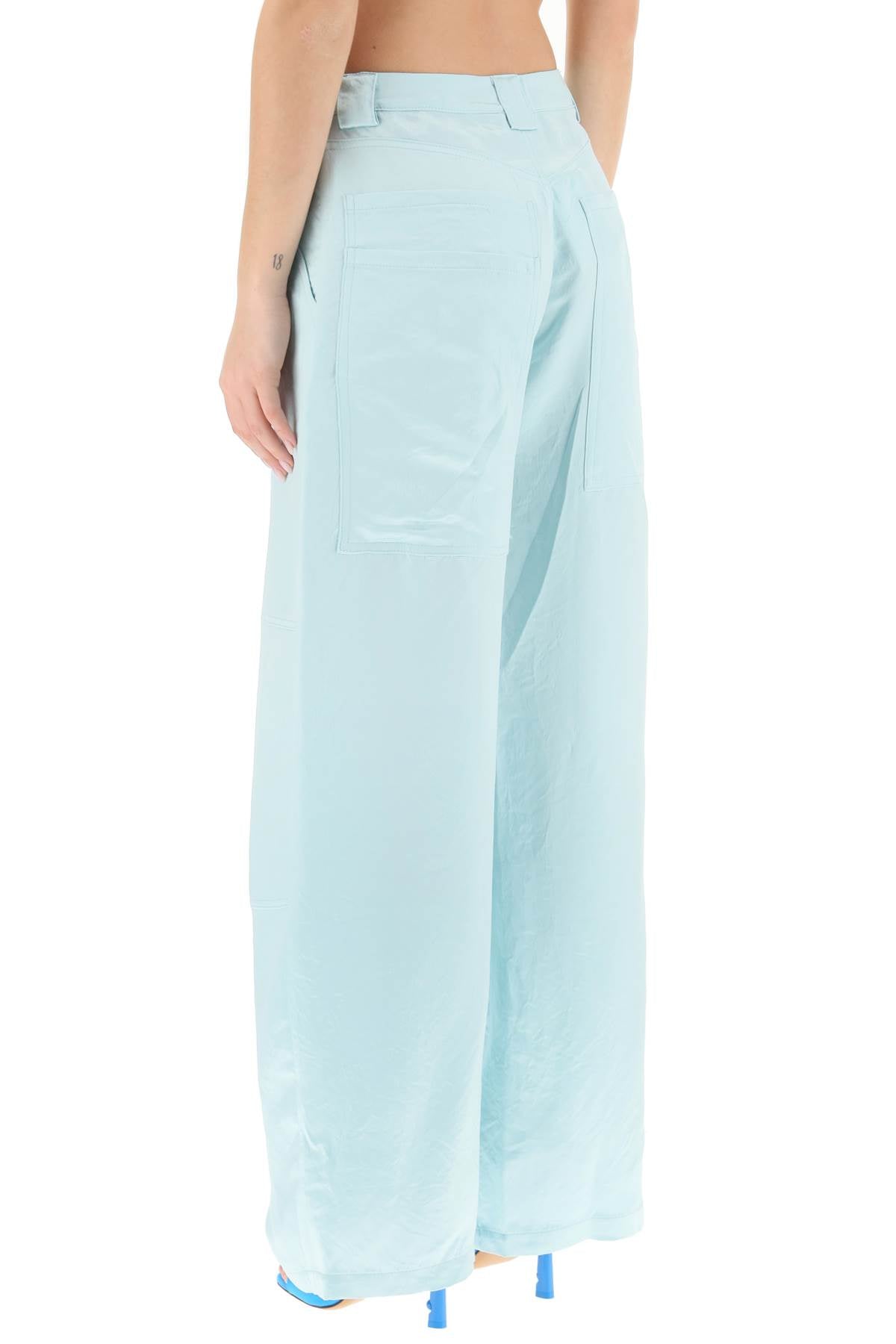 Collina Strada Collina strada wide-leg satin pants