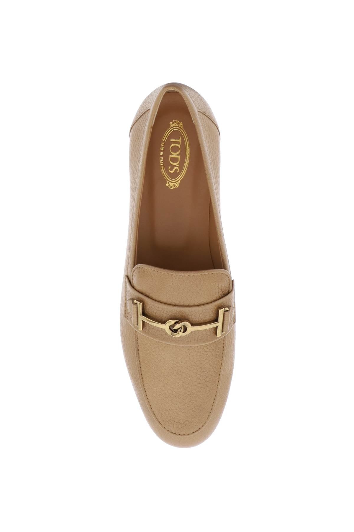 Tod'S Tod's leather loafers with bow