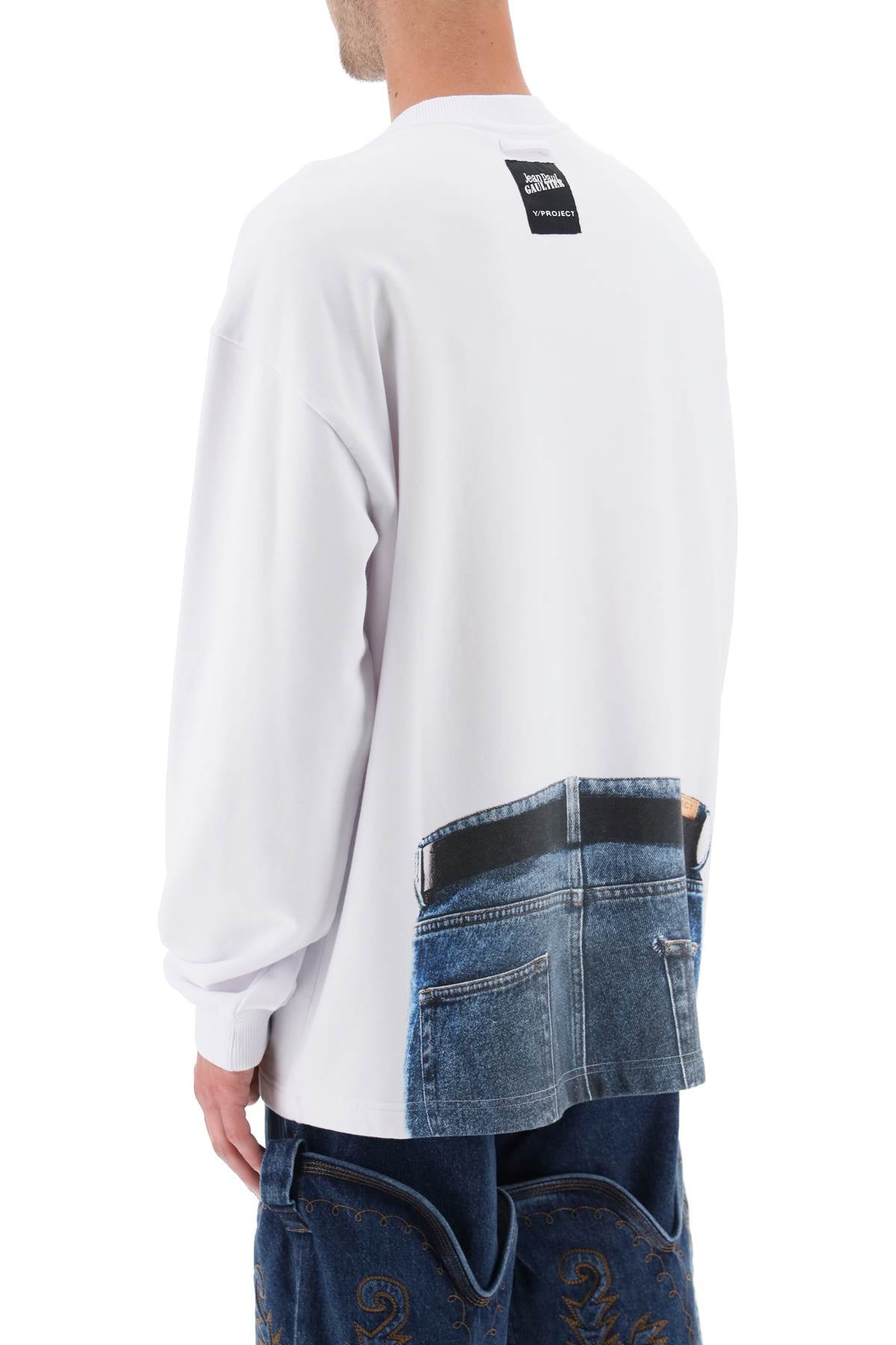 Y Project Y project trompe l'oeil sweatshirt